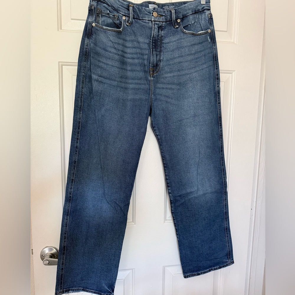 Good American Good Curve Straight Jean - Picture 3 of 7